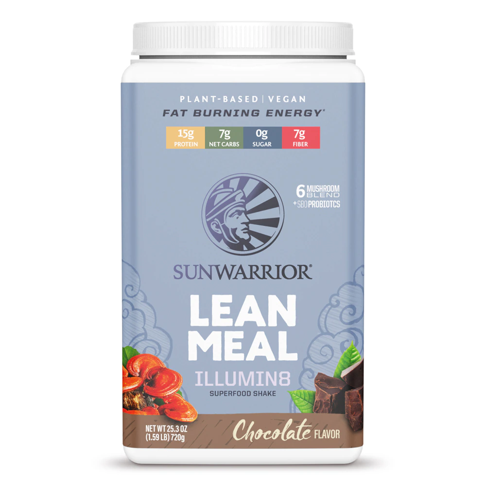 Sunwarrior Illumni8 Lean Meal Superfood Shake Chocolate -- 25.3 oz