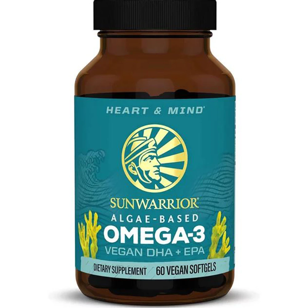 Sunwarrior Omega-3 - Vegan DHA + EPA -- 60 Vegan Softgels