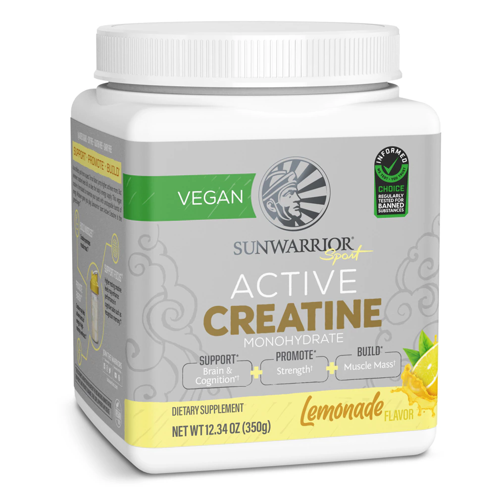 Sunwarrior Sport Active Creatine Powder Lemonade -- 12.34 oz