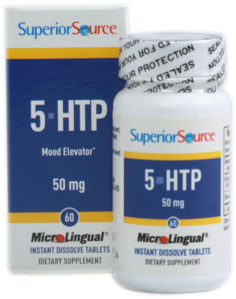 Superior Source 5-HTP -- 50 mg - 60 Tablets