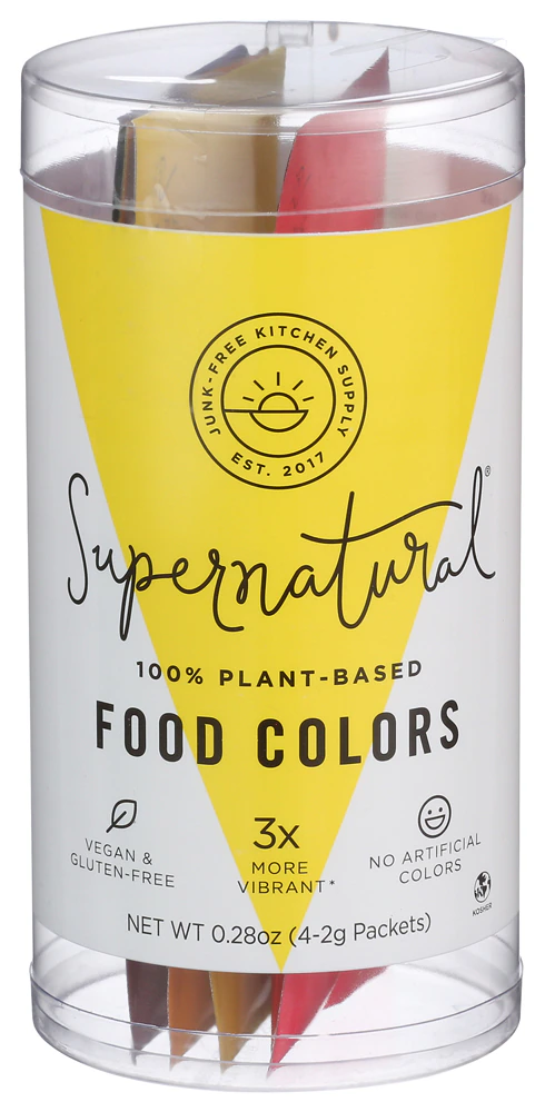 Supernatural Plant-Based Food Colors - Top 9 Allergen Free -- 0.28 oz