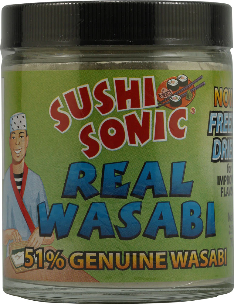 Sushi Sonic Real Wasabi Freeze Dried - 51% Genuine Wasabi -- 2.5 oz