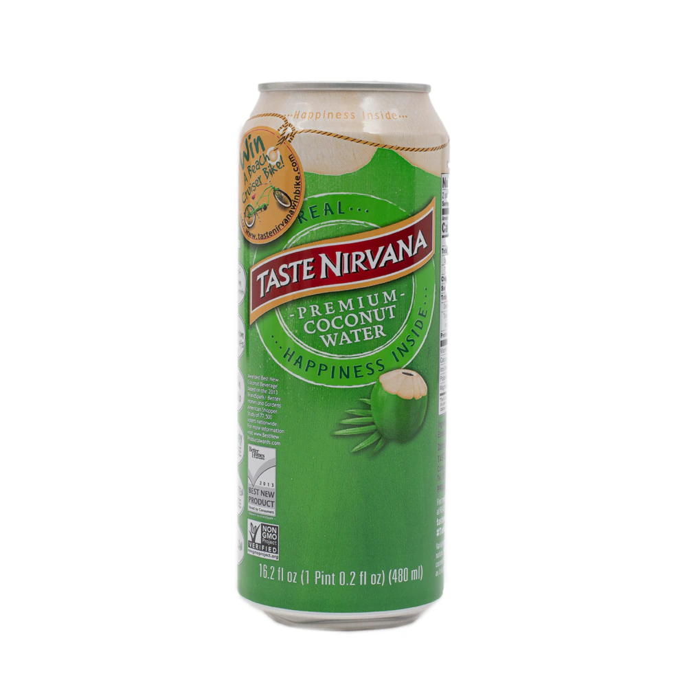 Taste Nirvana Premium Coconut Water -- 16.2 fl oz