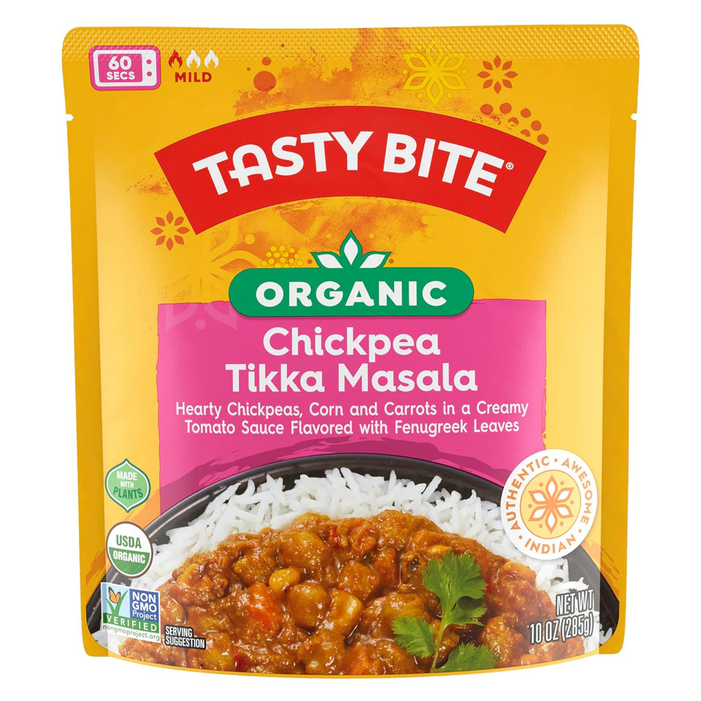 Tasty Bite Gluten Free Vegan Organic Chickpea Tikka Masala -- 10 oz