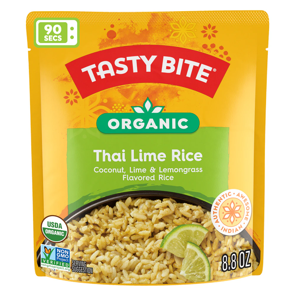 Tasty Bite Organic Thai Lime Rice -- 8.8 oz