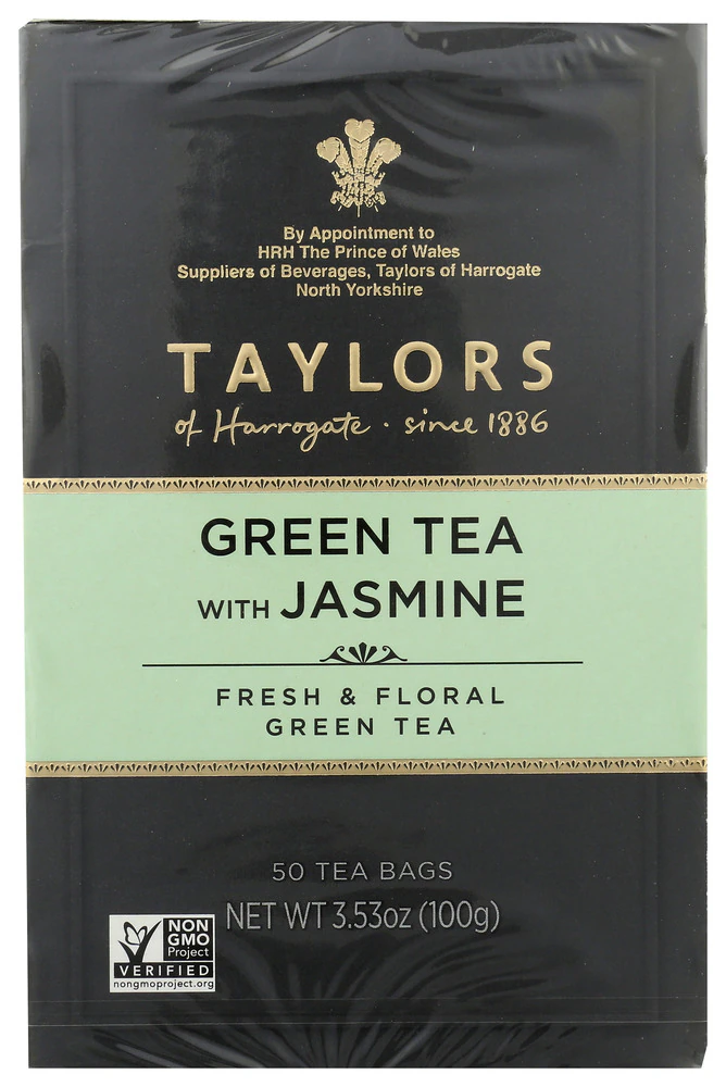 Taylors of Harrogate Green Tea Jasmine -- 50 Tea Bags