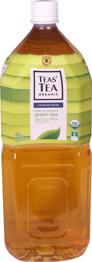 Teas' Tea Organic Pure & Smooth Green Tea Unsweetened -- 2 Liter