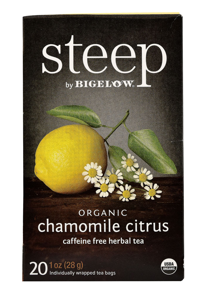 Bigelow Tea Steep Organic Caffeine Free Herbal Tea Chamomile Citrus -- 20 Tea Bags