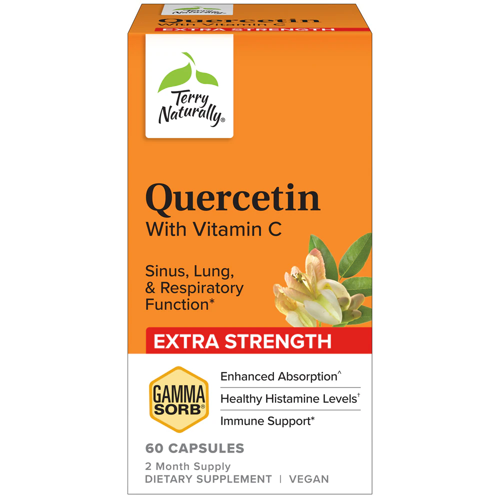 Terry Naturally Quercetin with Vitamin C - Ultra Absorption -- 60 Capsules