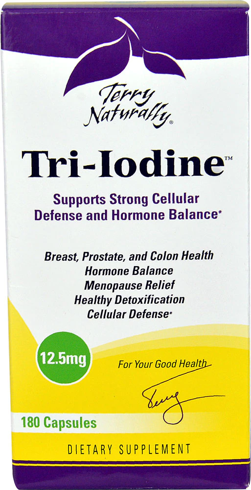Terry Naturally Tri-Iodine? -- 12.5 mg - 180 Capsules