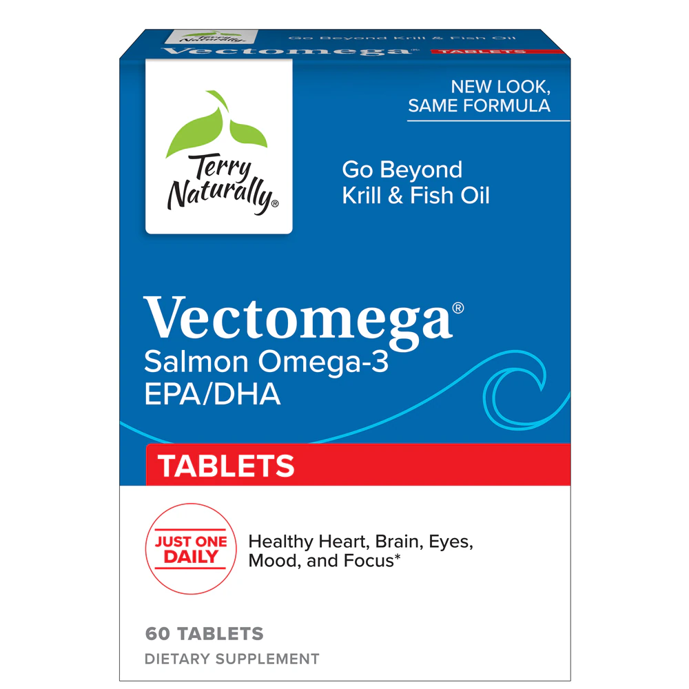 Terry Naturally Vectomega Salmon Omega-3 EPA-DHA -- 60 Tablets