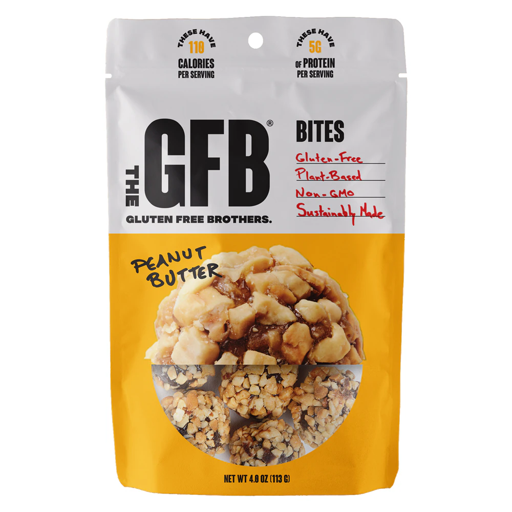 The GFB Gluten Free Bites Peanut Butter -- 4 oz