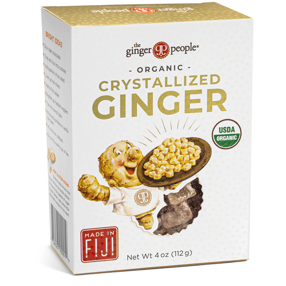 The Ginger People Organic Crystallized Ginger Box -- 4 oz