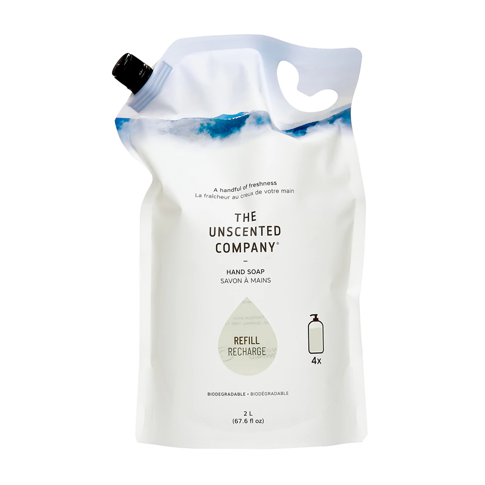 The Unscented Company Hand Soap Unscented Refill Pouch -- 67.6 fl oz