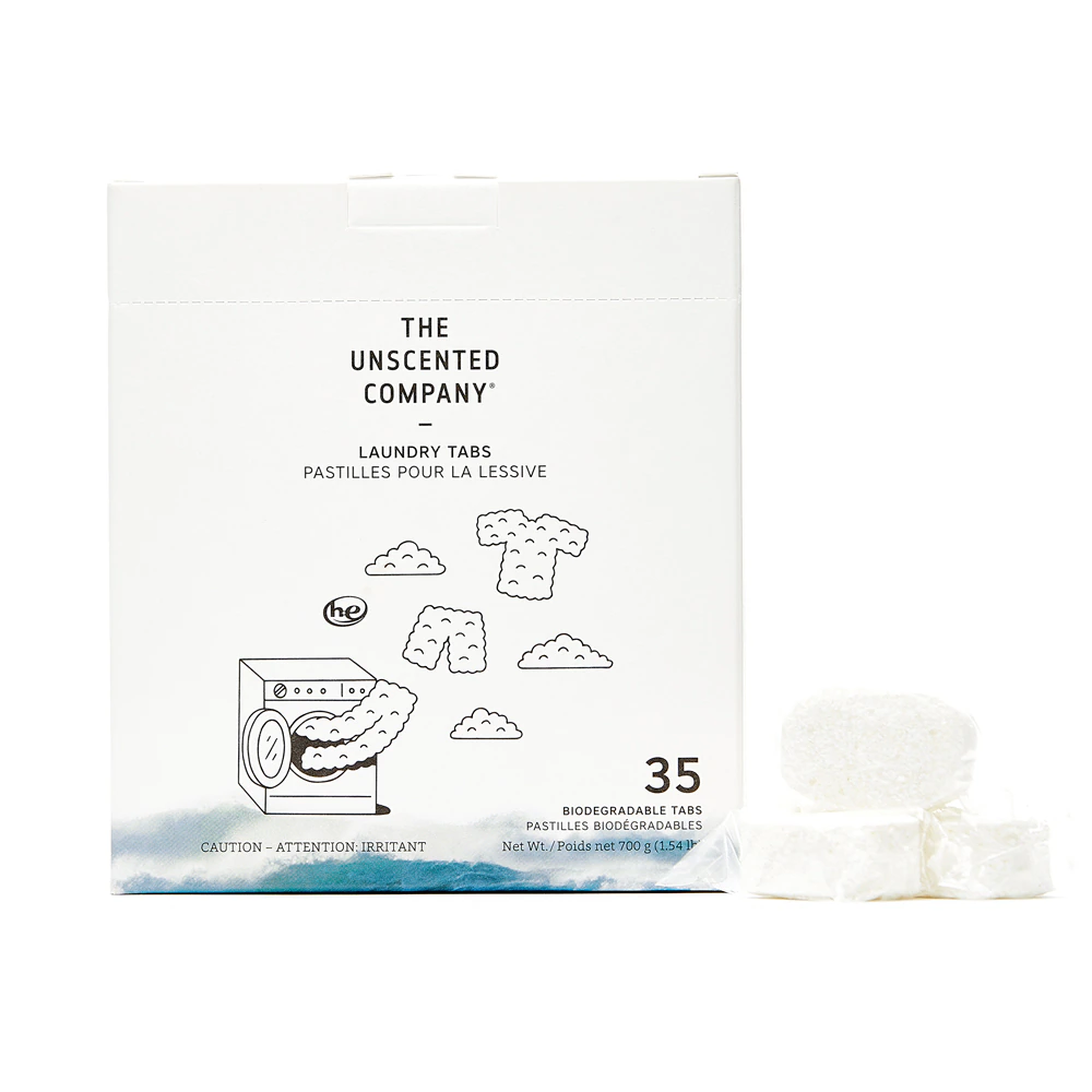 The Unscented Company Laundry Detergent 35 Loads Unscented -- 35 Tabs