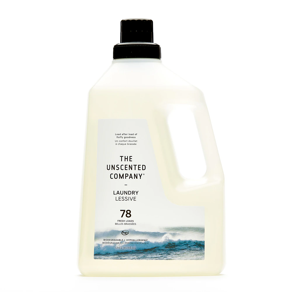 The Unscented Company Laundry Detergent Unscented 78 Fresh Loads -- 65.9 fl oz