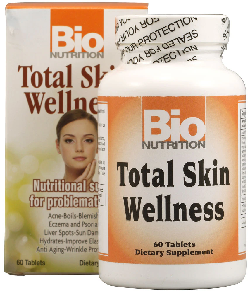 Bio Nutrition Total Skin Wellness -- 60 Tablets