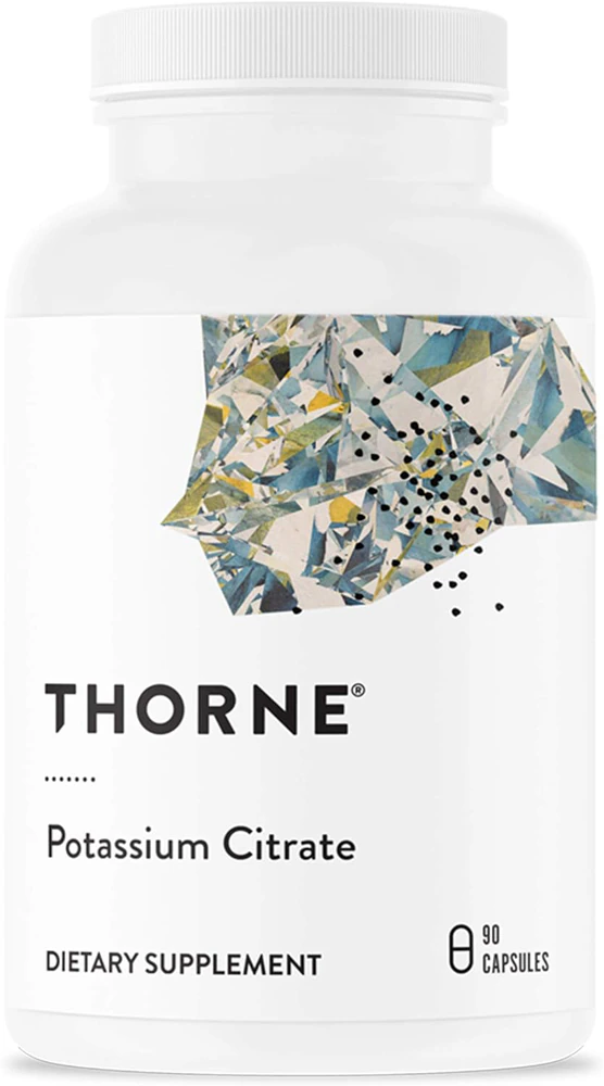 Thorne Potassium Citrate -- 99 mg - 90 Capsules