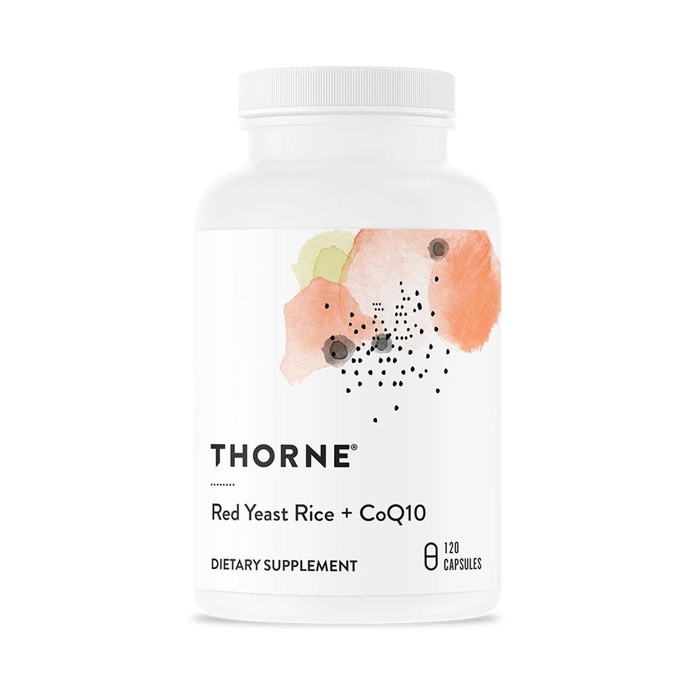 Thorne Red Yeast Rice + CoQ10 -- 120 Capsules
