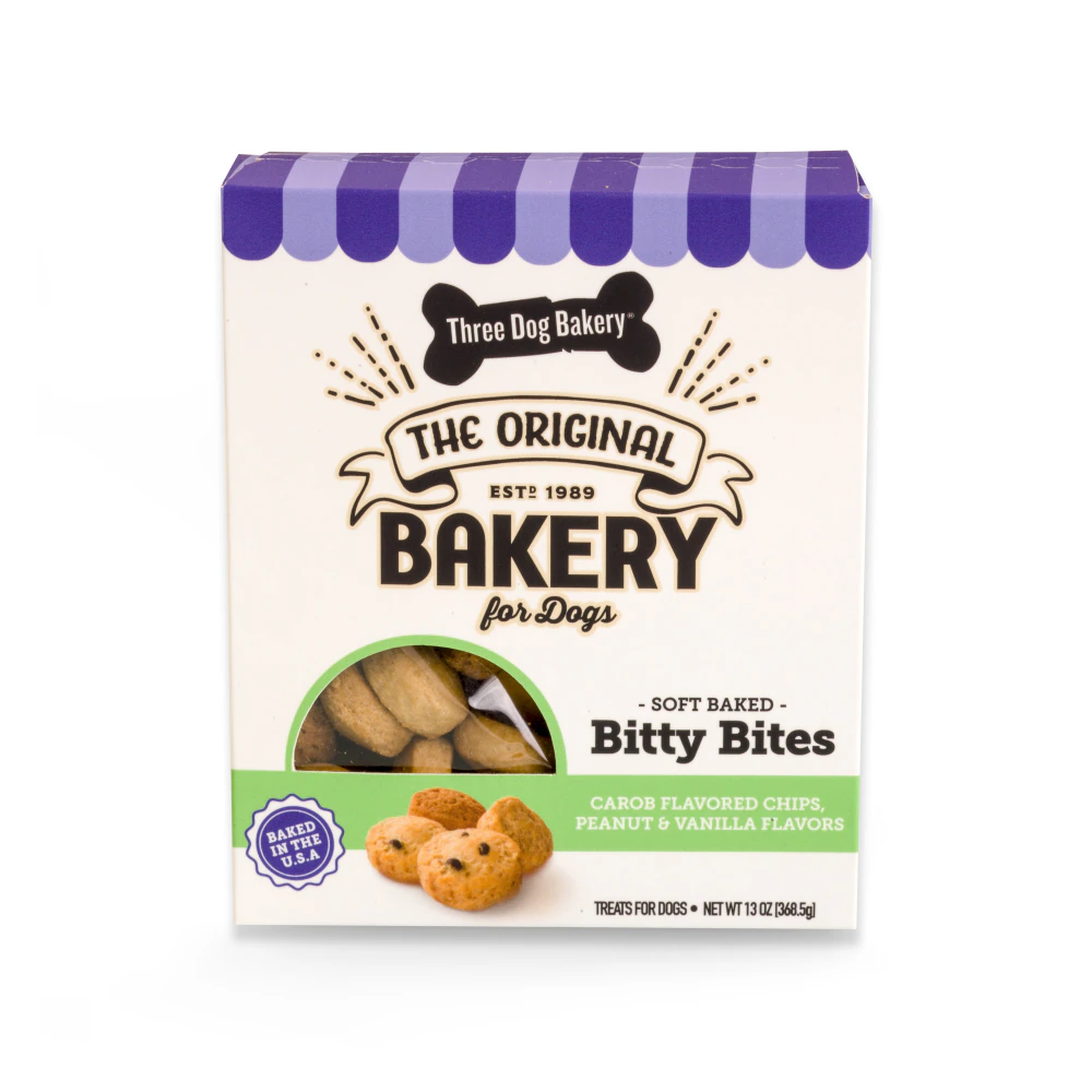 Three Dog Bakery Soft Baked Bitty Bites -- 13 oz