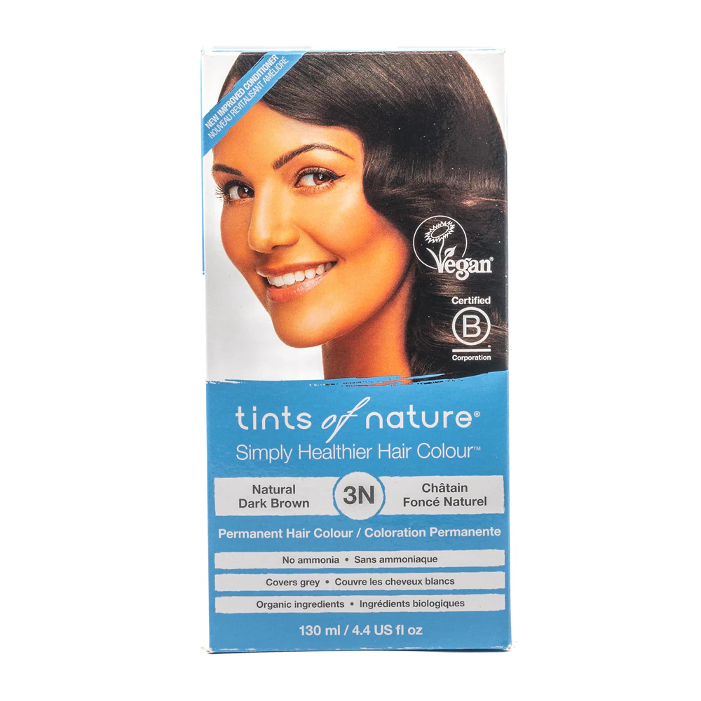 Tints of Nature Permanent Hair Colour 3N Natural Dark Brown -- 4.2 fl oz