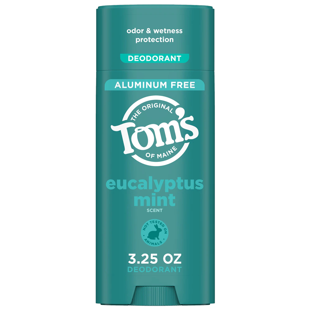 Tom's of Maine Deodorant Aluminum Free Eucalyptus Mint -- 3.25 oz