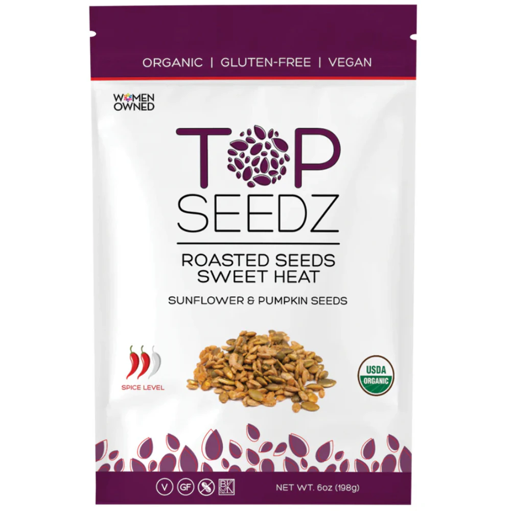 Top Seedz Roasted Seeds Sweet Heat -- 6 oz