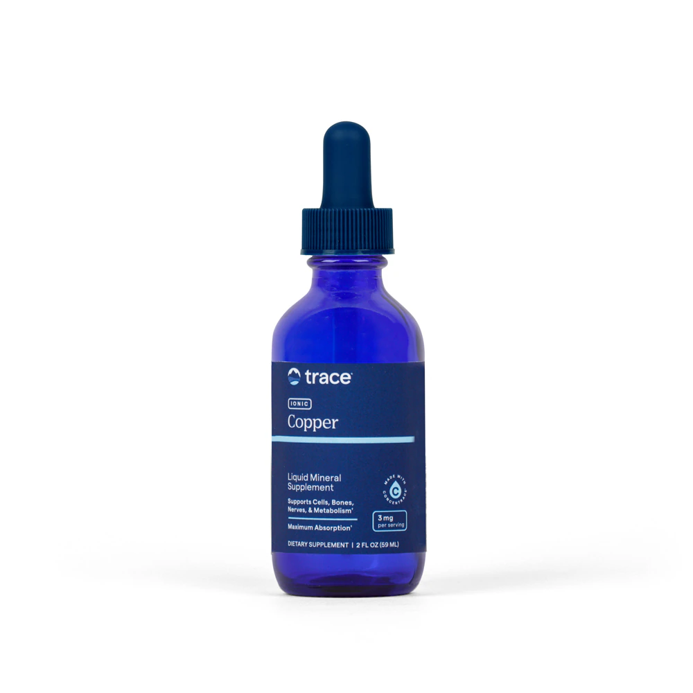 Trace Minerals Research Ionic Copper Dietary Supplement -- 3 mg - 2 fl oz