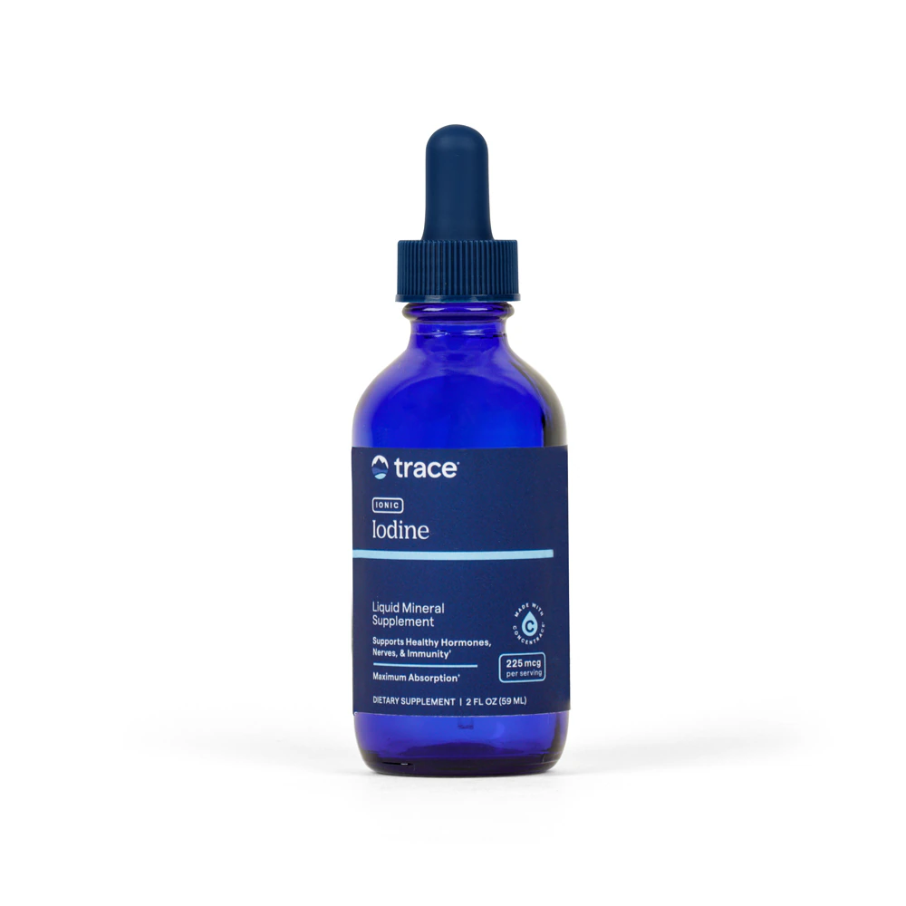 Trace Minerals Research Ionic Iodine Dietary Supplement -- 225 mcg - 2 fl oz