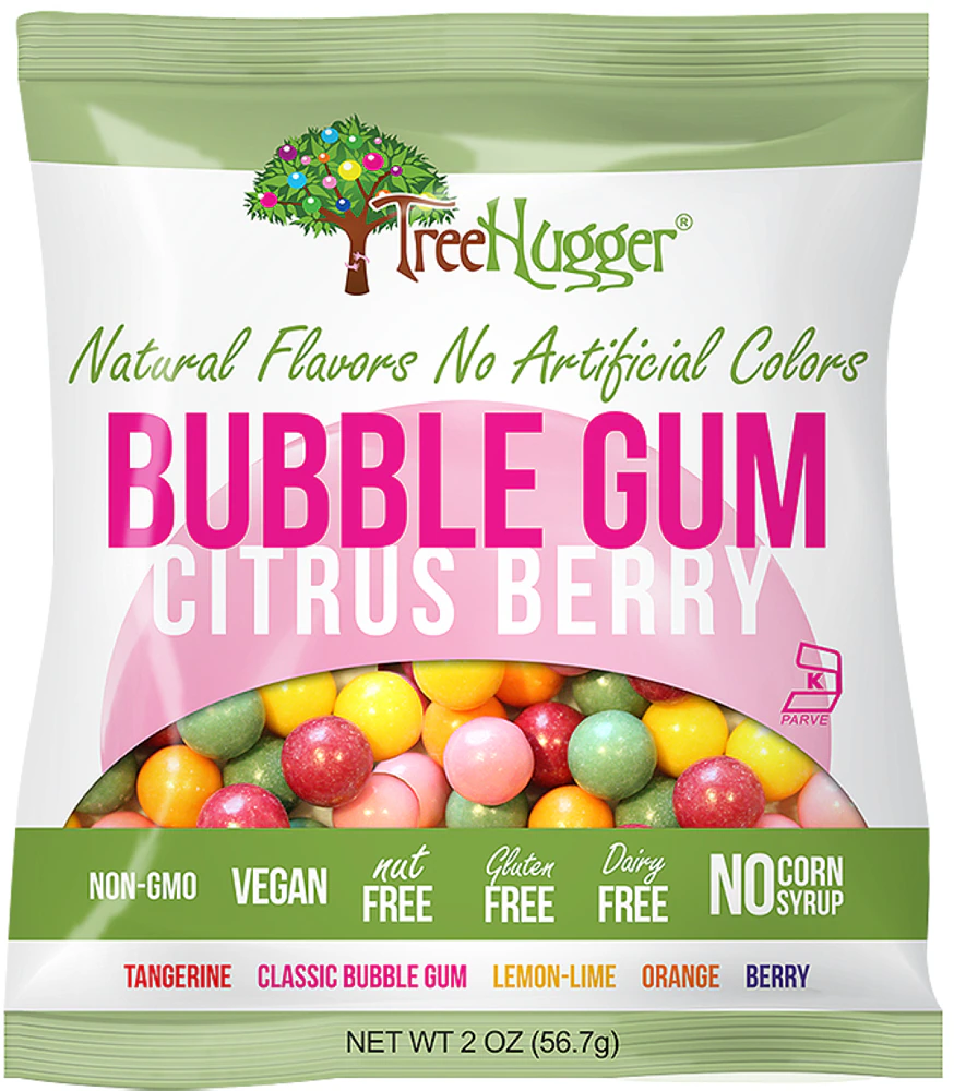Tree Hugger All Natural Bubble Gum Citrus Berry Mix -- 2 oz