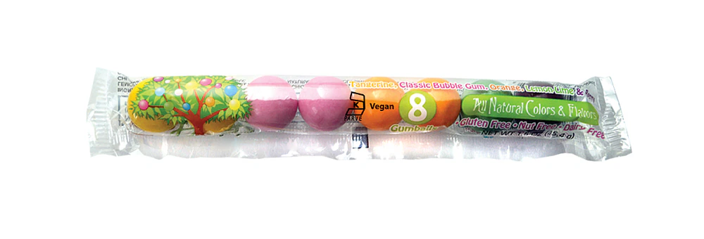 Tree Hugger All Natural Gluten Free Bubble Gum Tube Citrus Berry -- 1.6 oz