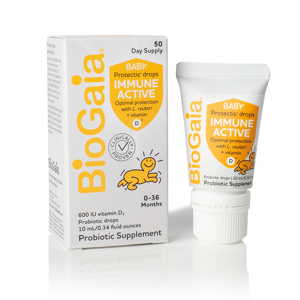 BioGaia Baby Protectis Immune Active Probiotic Drops 0-36 Months -- 100 million CFU - 0.34 fl oz