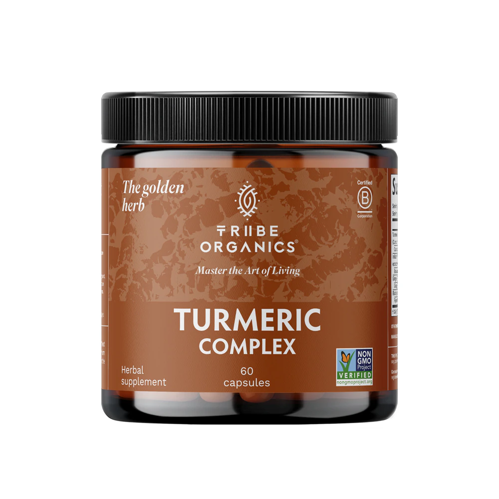 Tribe Organics Turmeric Complex -- 60 Capsules