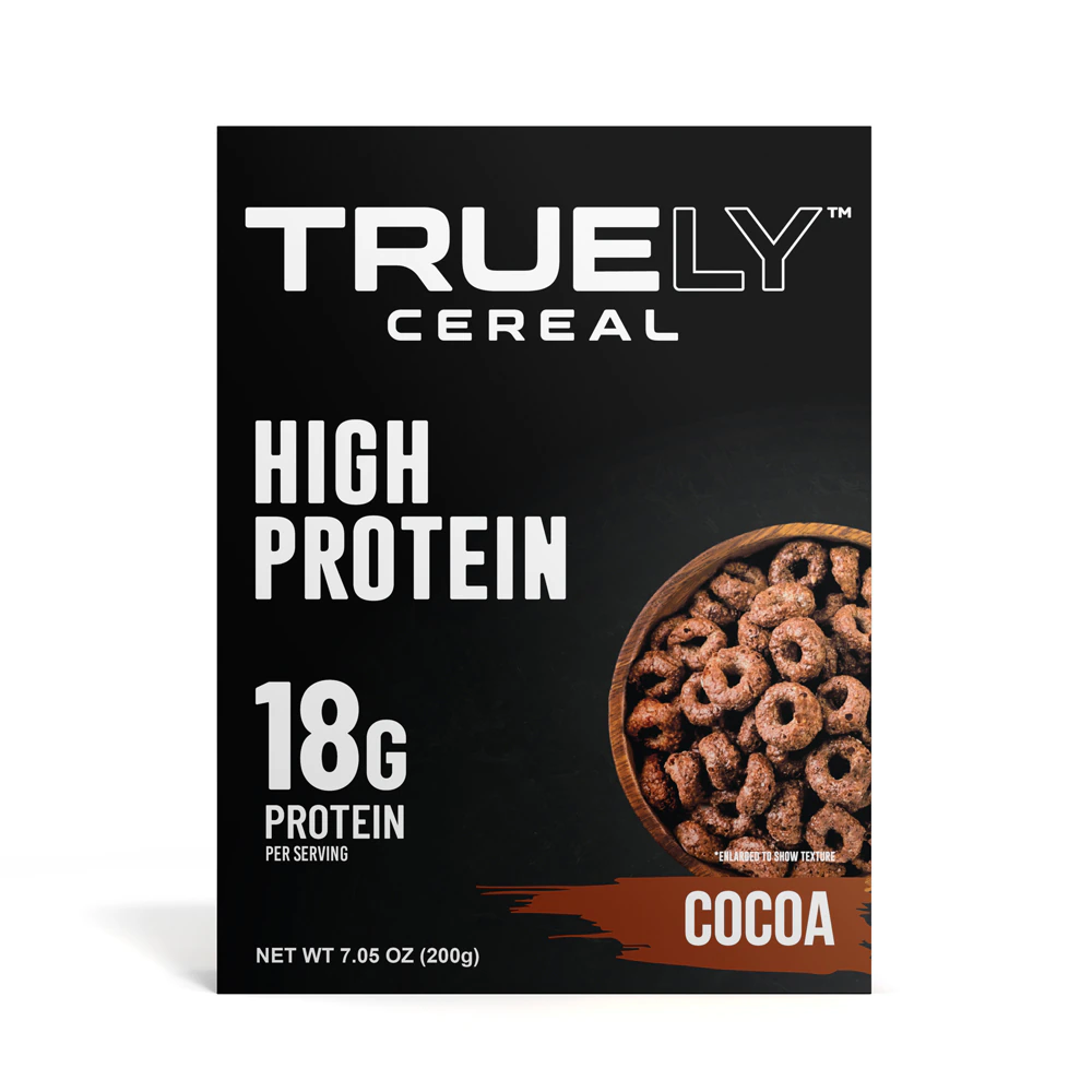 Truely Cereal High Protein Cereal Cocoa -- 7.05 oz