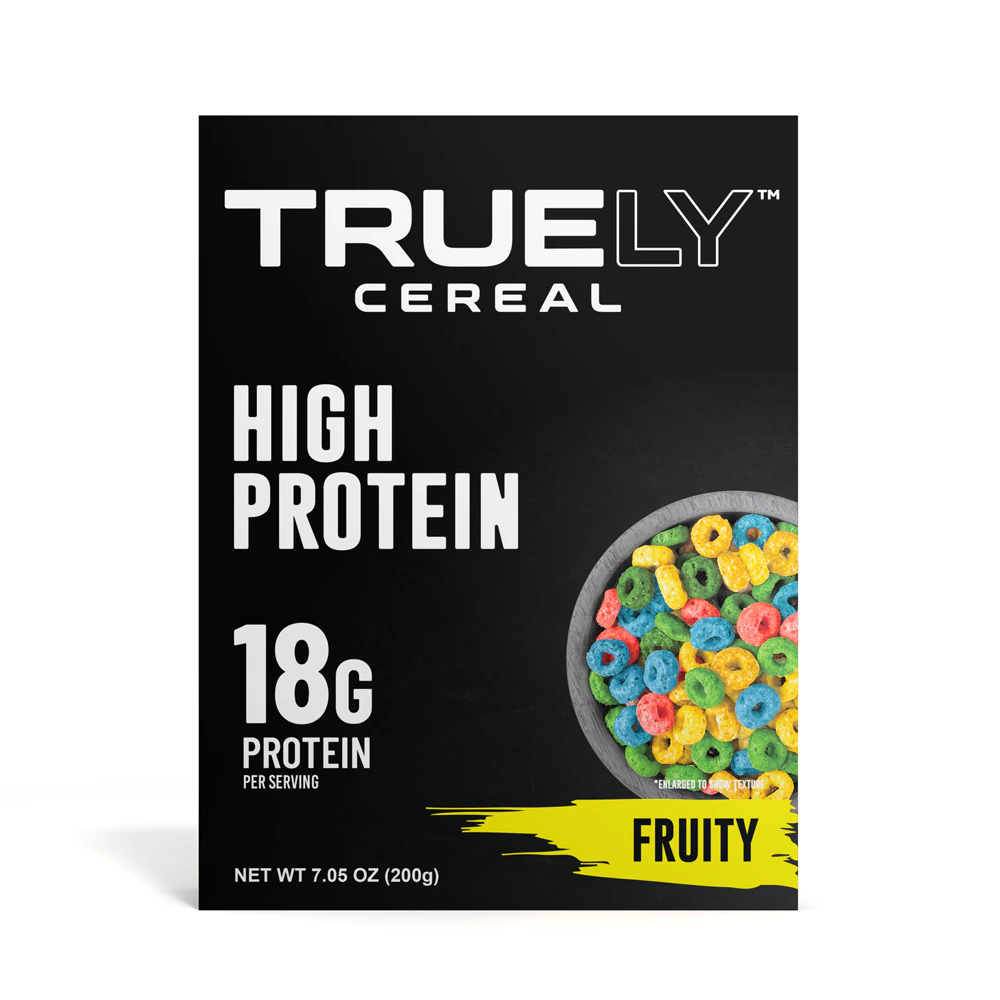 Truely Cereal High Protein Cereal Fruity -- 7.05 oz