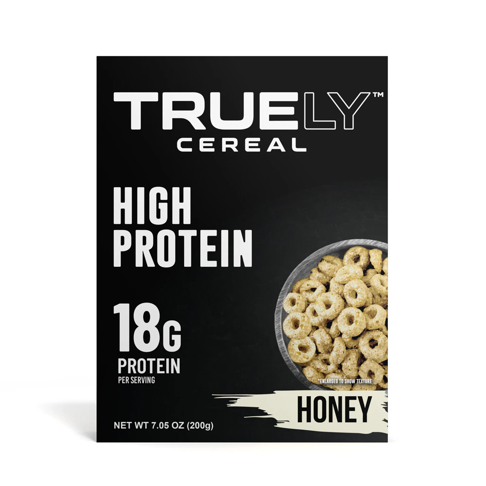 Truely Cereal High Protein Cereal Honey -- 7.05 oz