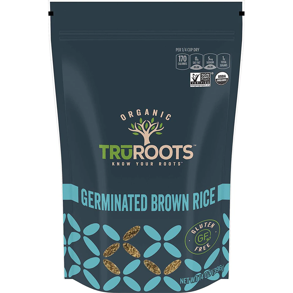 TruRoots Organic Non-GMO Gluten Free Germinated Brown Rice -- 14 oz