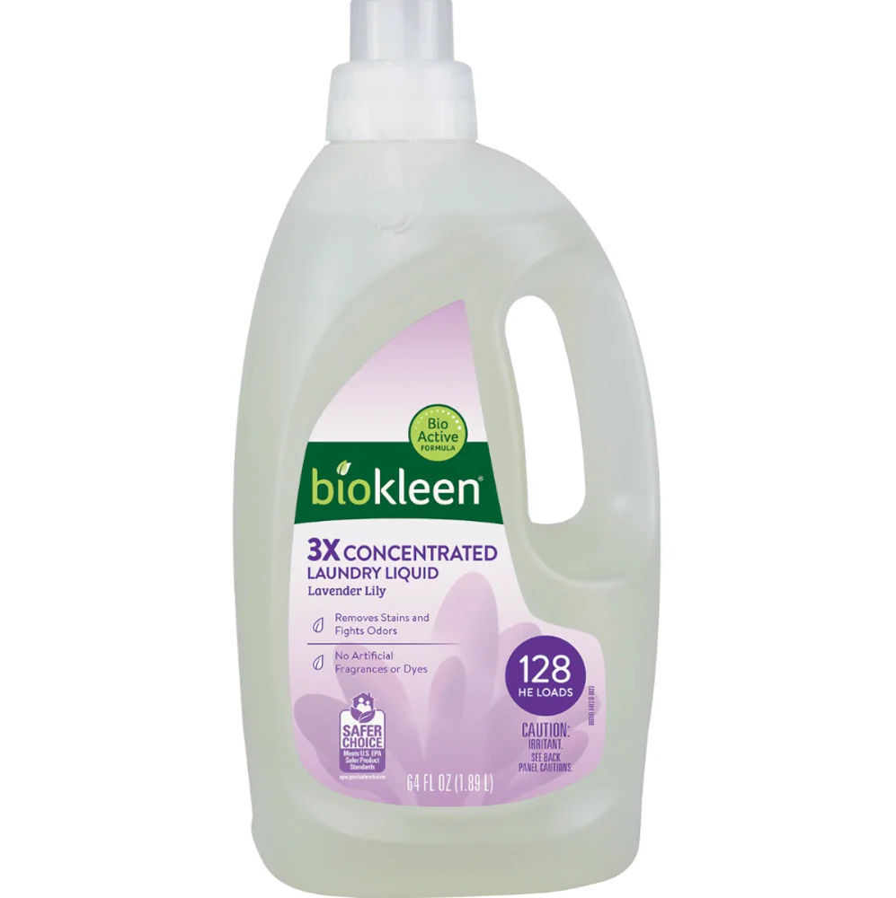 Biokleen Laundry Liquid 128 Loads Lavender Lily -- 64 fl oz