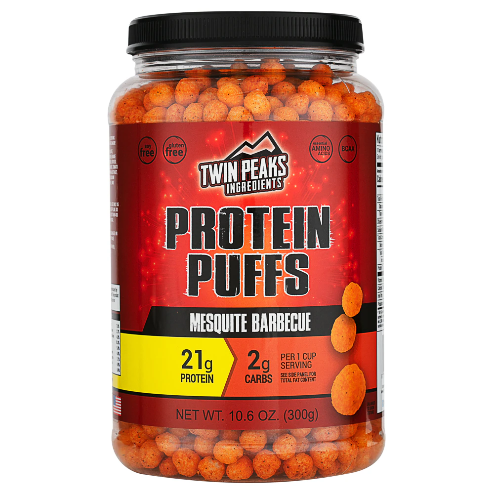 Twin Peaks Ingredients Protein Puffs Mesquite Barbecue -- 10.6 oz