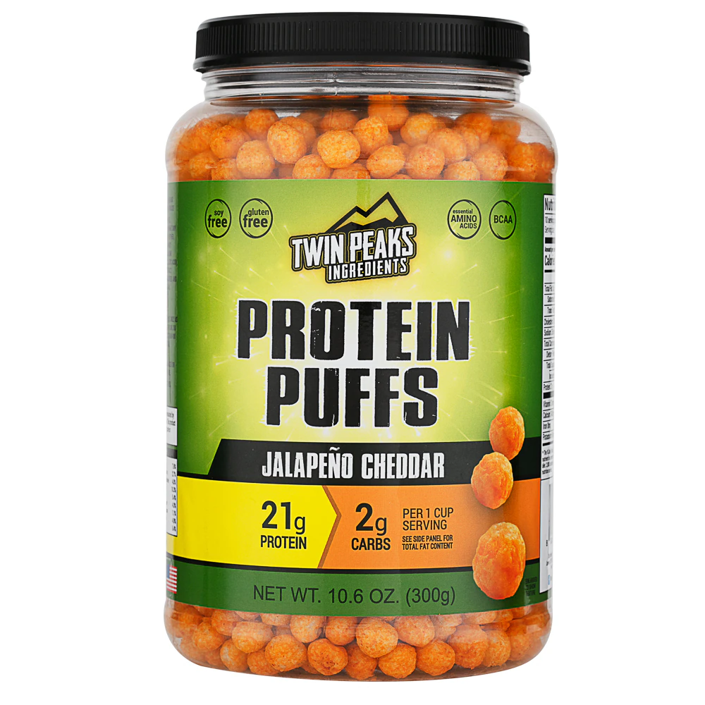 Twin Peaks Ingredients Protein Puffs Jalapeno Cheddar -- 10.6 oz