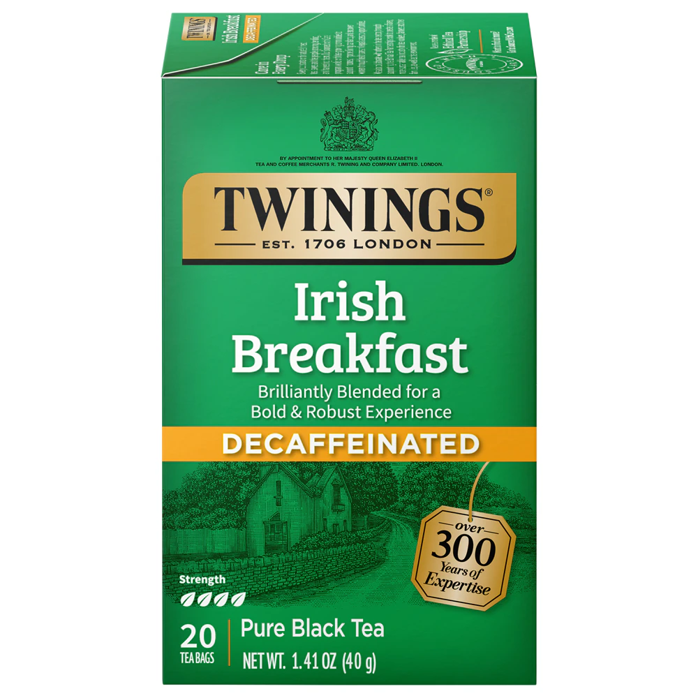 Twinings Classics Black Tea Decaffeinated Irish Breakfast -- 20 Tea Bags