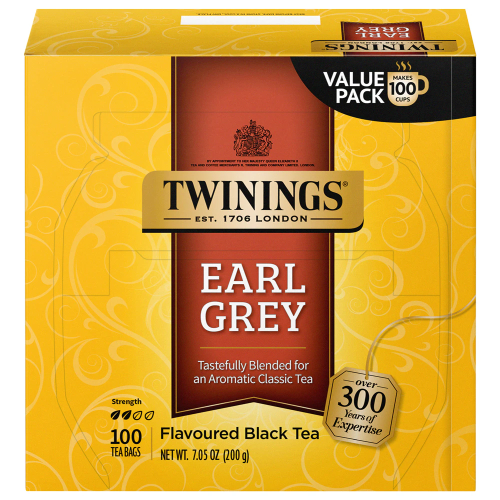Twinings Classics Black Tea Earl Grey -- 100 Tea Bags