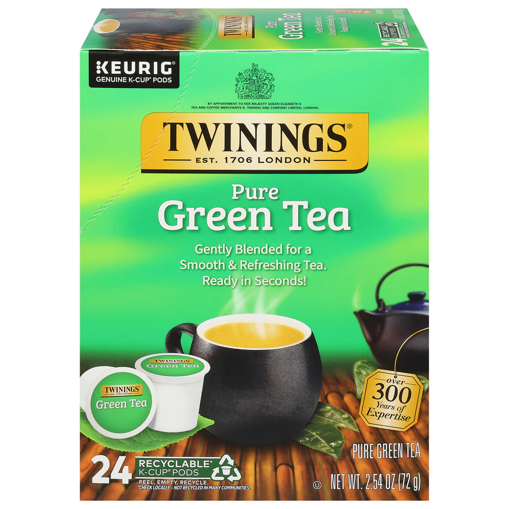 Twinings Green Tea K-cups -- 24 K-Cups