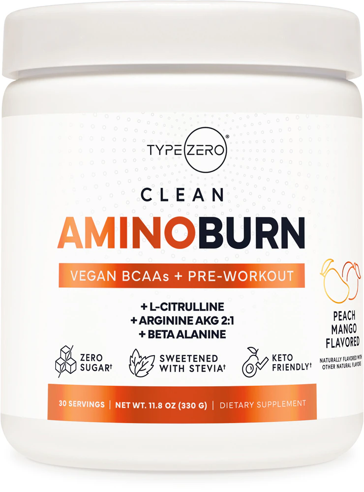 Type Zero Amino Burn Peach Mango -- 30 Servings