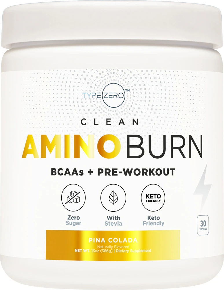 Type Zero Clean Amino Burn Pina Colada -- 30 Servings