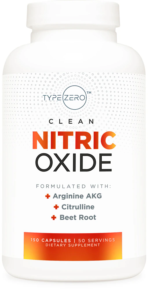 Type Zero Clean Nitric Oxide -- 2450 mg - 150 Capsules