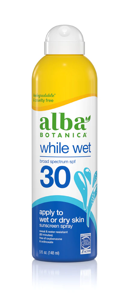 Alba Botanica While Wet Sunscreen Spray SPF 30 -- 6 fl oz