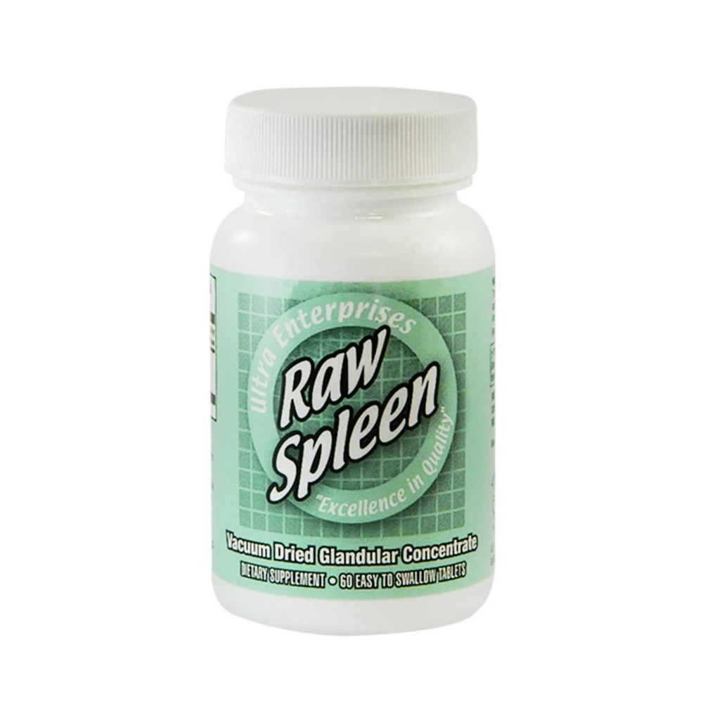 Ultra Glandulars Raw Spleen -- 200 mg - 60 Tablets