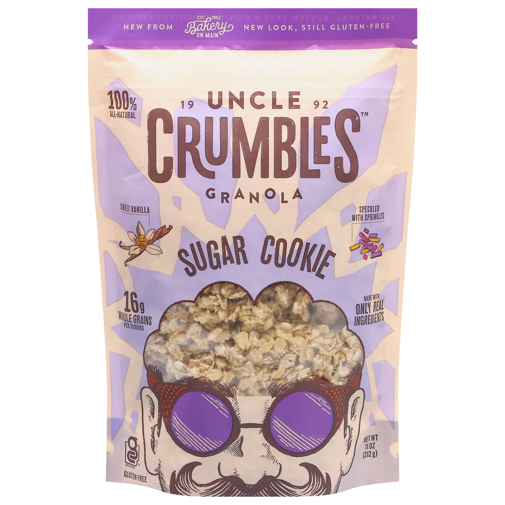 Uncle Crumbles Gluten Free Granola Sugar Cookie -- 11 oz