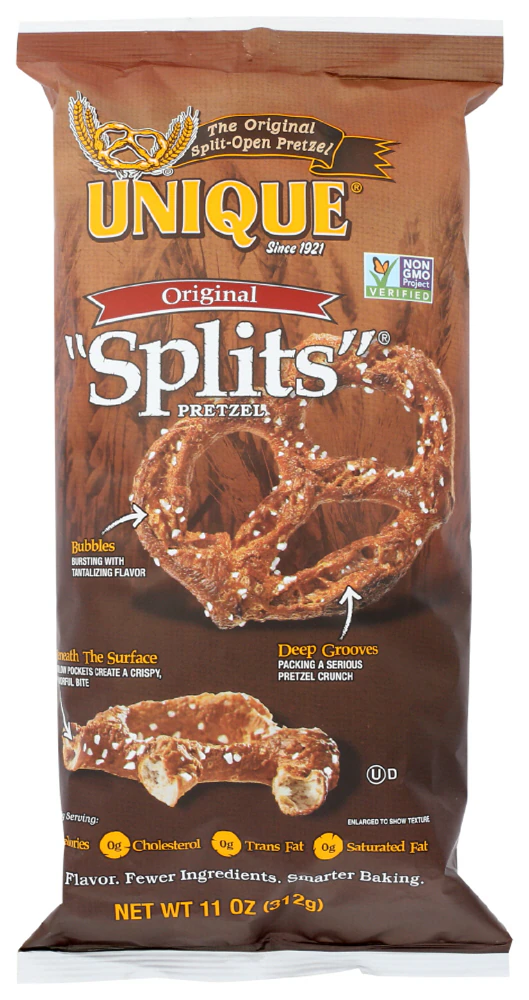Unique Original Pretzel Splits -- 11 oz